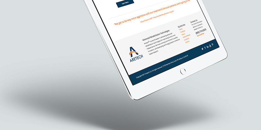 Aretech Healthcare Website