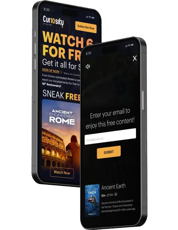 acs curiosity stream freeview mobile 2