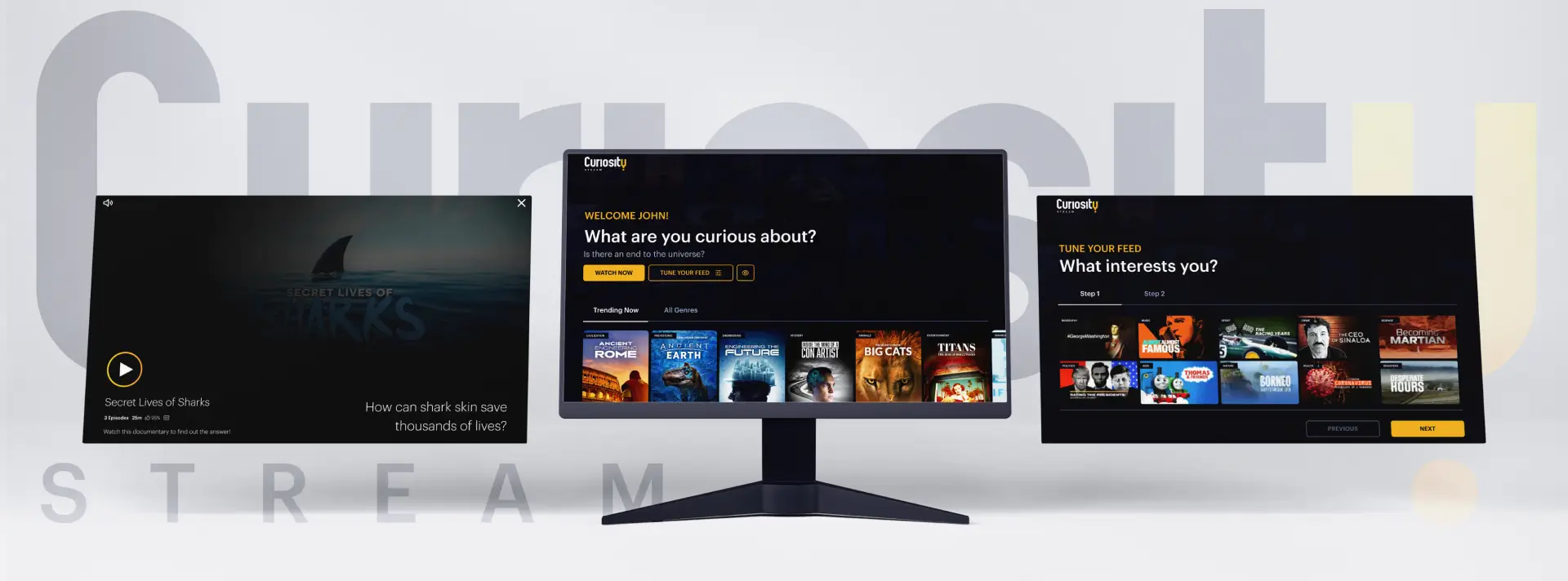 acs curiosity stream onboarding desktop